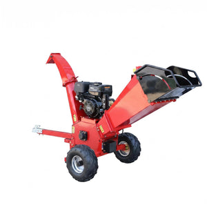 Small Wood Chipper for Home Towable Wood Chipper with 5in Chipping Capacity
