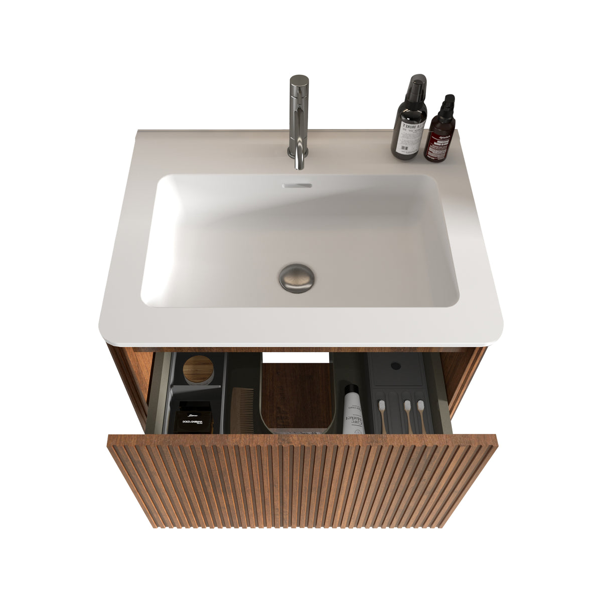Etna 24" Striped Bathroom Vanity