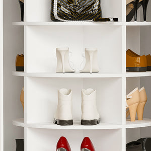 Rotating Shoe Rack Tower - 7-Tier Spinning Shoe Organizer