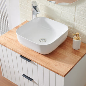 32-Inch Double Drawer Wall-Mounted Bathroom Vanity