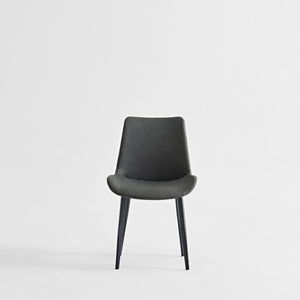 Dining Table Set, Chairs (Set of 2) - Gray