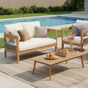 Porto Outdoor Loveseat & Table