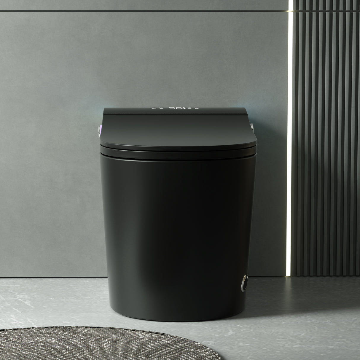 Modern Smart Toilet With Built-In Bidet and Advanced Features