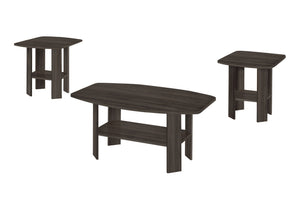 Table Set: Coffee, End, Side, Accent, Living Room, Transitional (Set of 3) - Oak - Best Buy Furniture