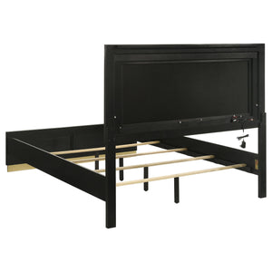 Sophia - Panel Bed With LED Headboard
