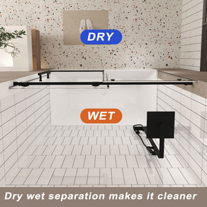Frameless Shower Door With Handle