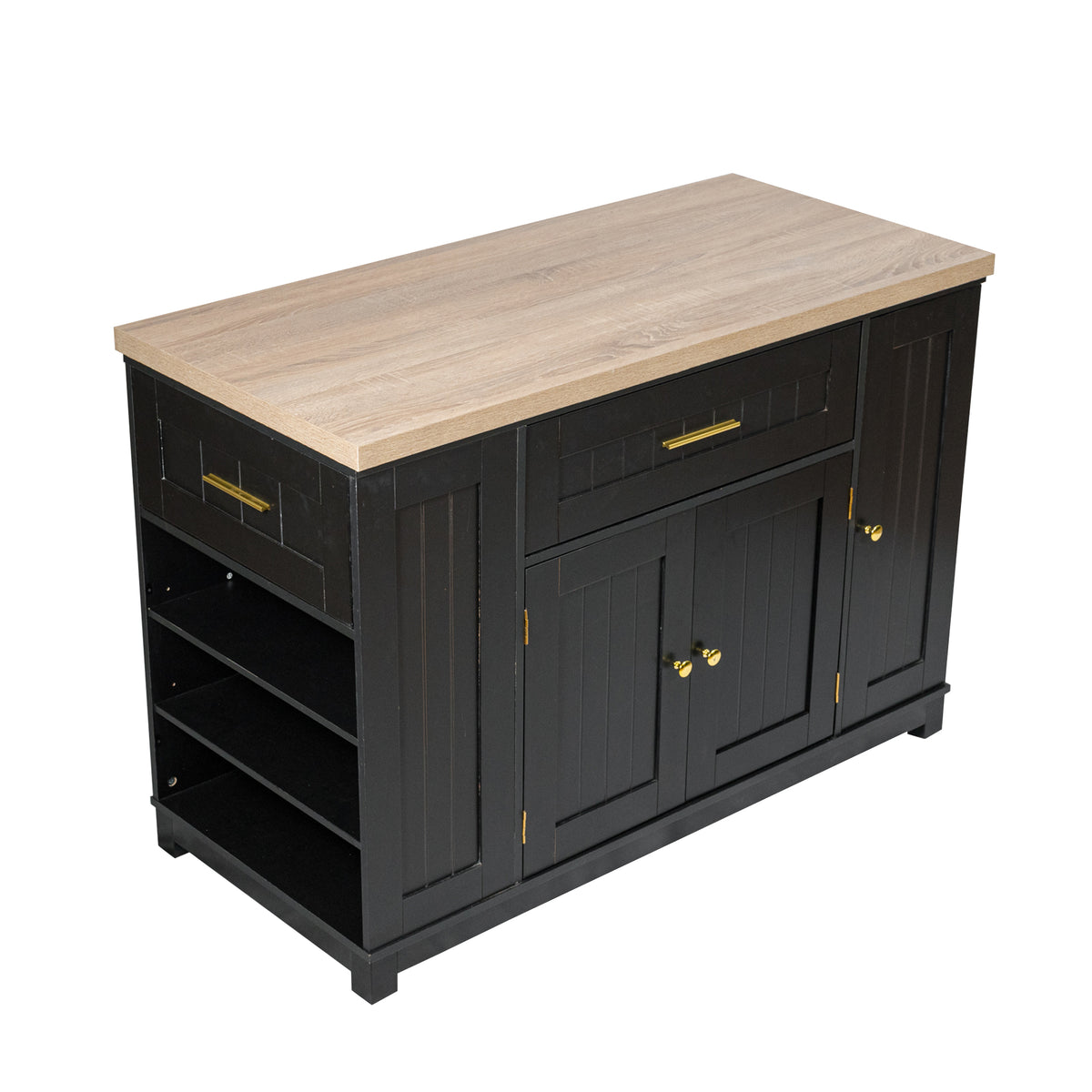 52" Kitchen Island Cabinet with Storage