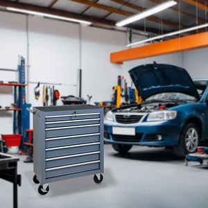 Multifunctional Rolling Tool Chest with 7 Drawers