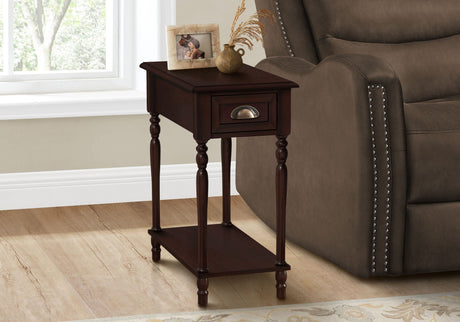Accent Side Table, 2 Tier, Storage Drawer, Stylish Traditional Design - Best Buy Furniture