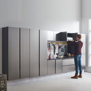 Nova Series - Wall Mounted Garage Cabinet - Dark Gray