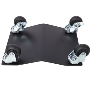 Heavy Duty Steel Vehicle Dollies With Brakes, 2500Lbs Capacity