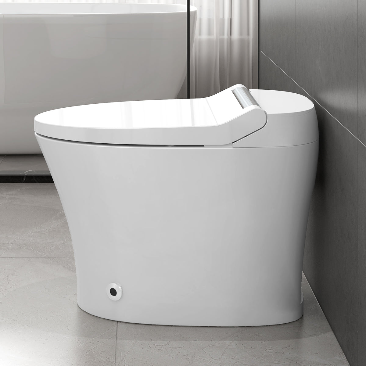 Smart Toilet with Built-in Heated Seat