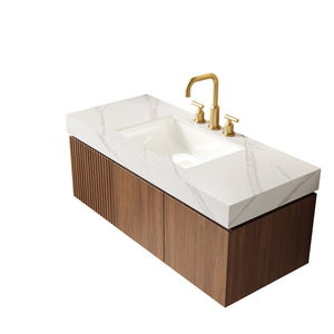 48" MURI Carrara Bathroom Vanity