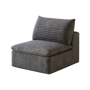 1 Middle Seat Sofa with Ottoman