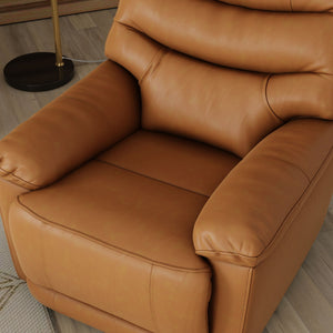 Oslo Antelope - Swivel Glider Recliner With Manual Footrest