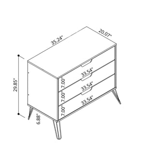 Rockefeller - Dresser & 3 Drawer - Off White