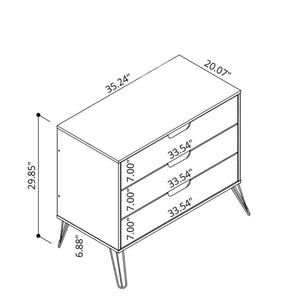 Rockefeller - Dresser & 3 Drawer - Off White