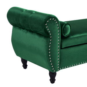 Luxurious Multifunctional Storage Ottoman Bench With Pillow