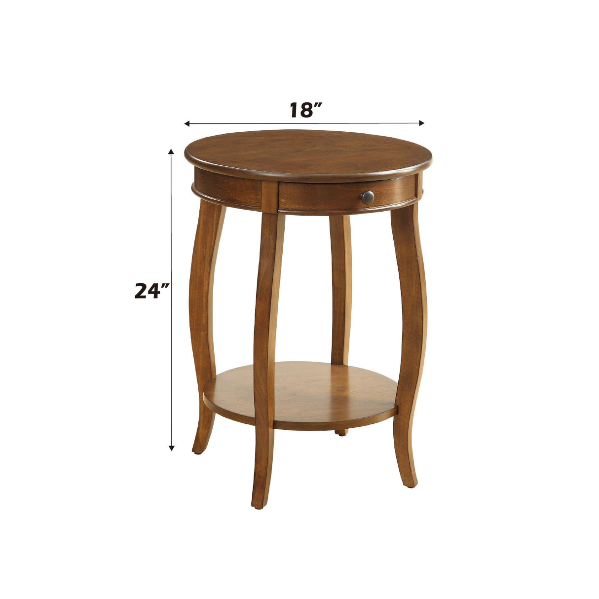 Alysa - Walnut Accent Table - Walnut - Best Buy Furniture