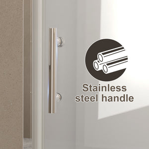 31-30"x 72" Bifold Shower Door, 1/4" (6mm) Tempered Glass