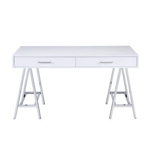 Coleen - High Gloss Writing Desk With USB