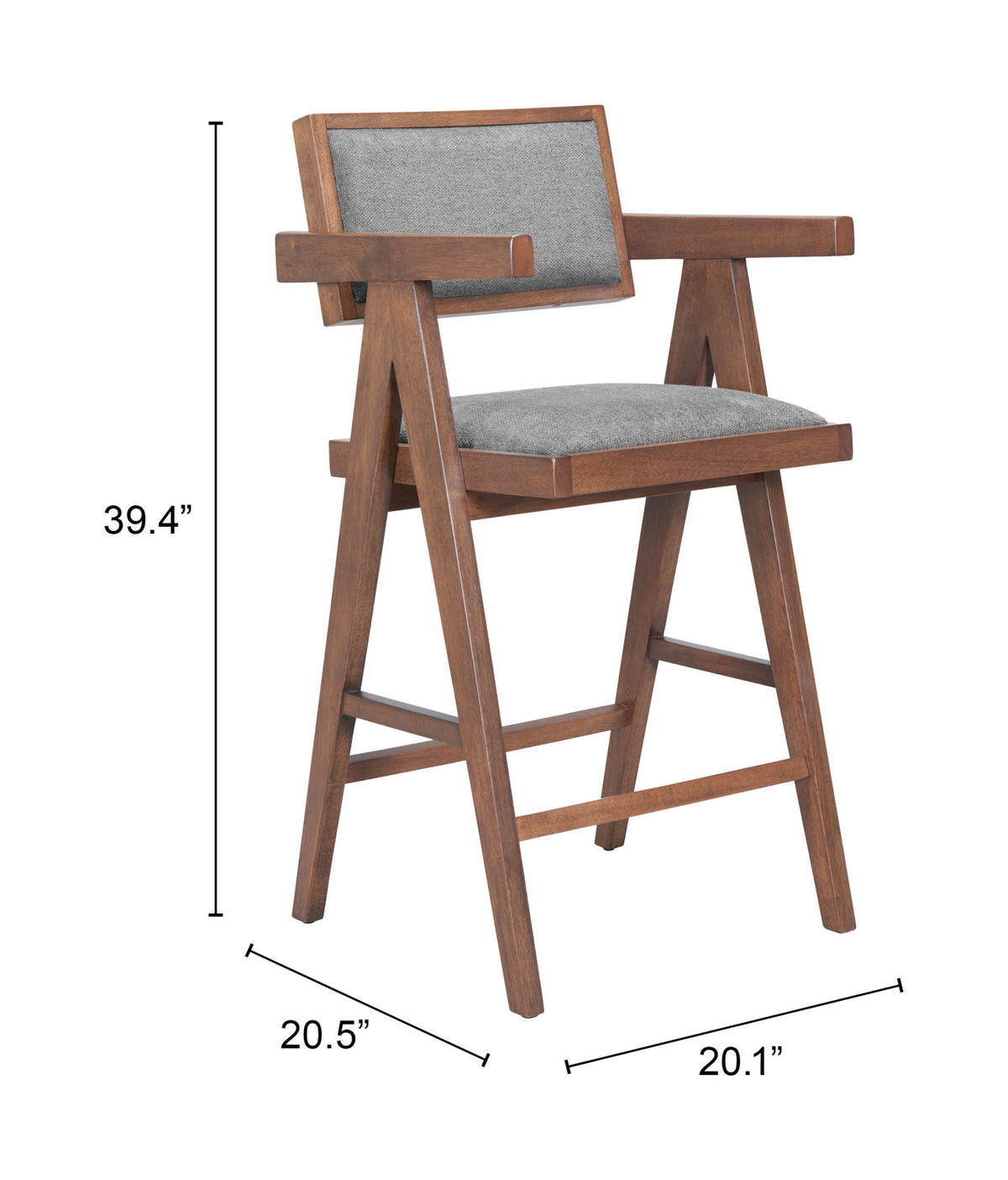 Zuo Modern Delhi Counter Stool (Set of 2)