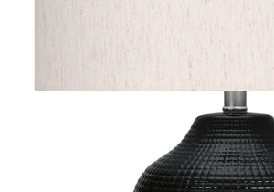 Lighting, Table Lamp, Ceramic, Contemporary - Black / Cream - Best Buy Furniture