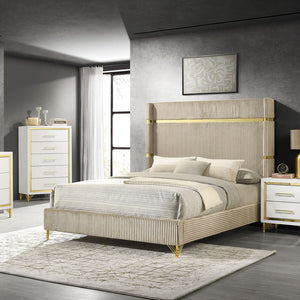 Malcolm - Wingback Bed