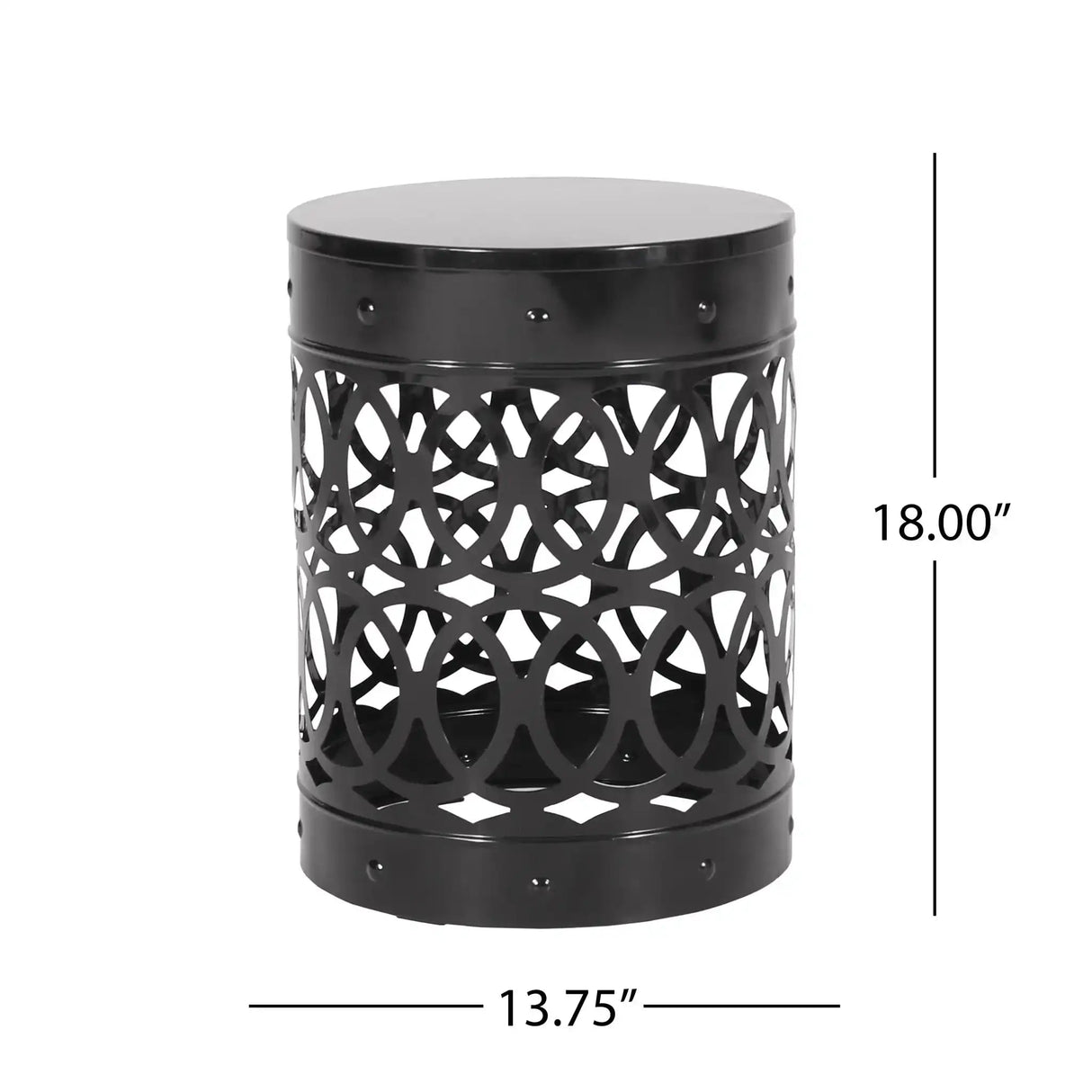 Outdoor Metal Large End Table, Modern Design - Best Buy Furniture