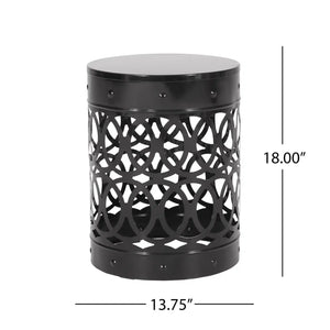 Outdoor Metal Large End Table, Modern Design - Best Buy Furniture