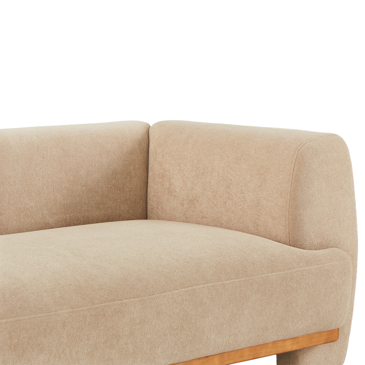 Flow 79 in. Modern Upholstered Velvet Sofa - Nomad
