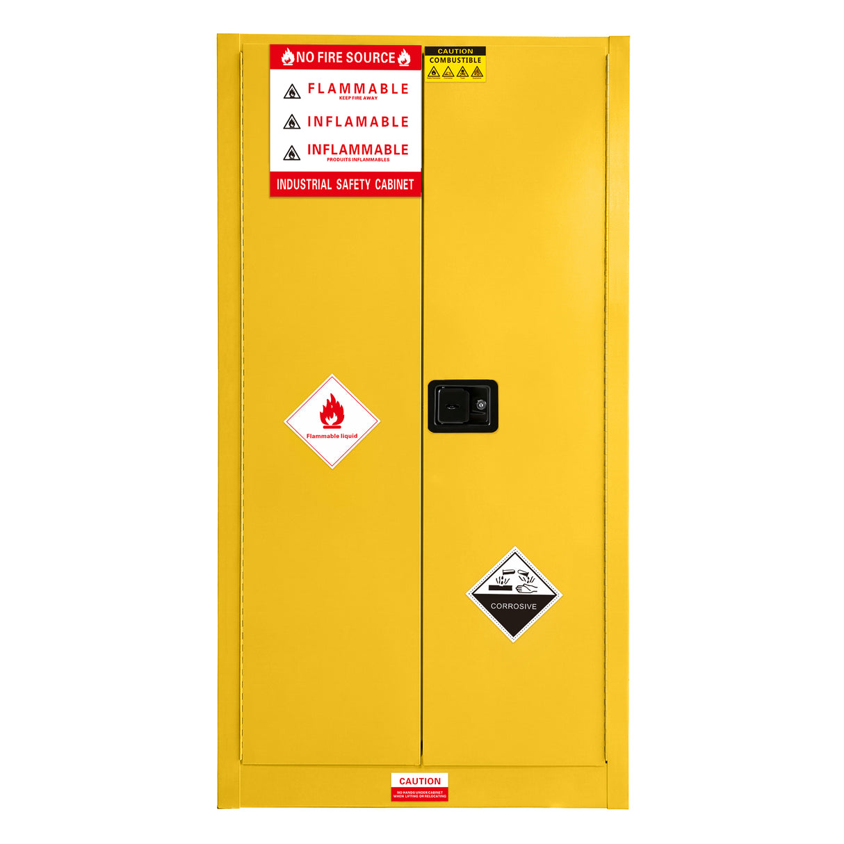 60 Gal Flammable Safety Cabinet, 34"W x 34"D x 65"H