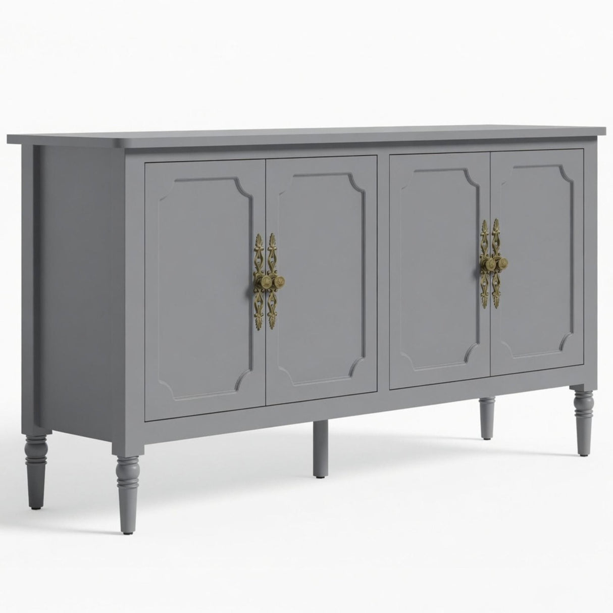 Vintage Buffet Cabinet With Adjustable Shelves