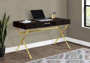 Computer Desk For Home Office, Laptop, Storage Drawers, Contemporary & Modern - Espresso - Best Buy Furniture