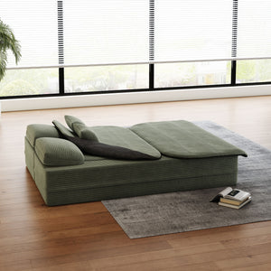 2 In 1 Foldable Sofa Bed With Multi Functional Blanket