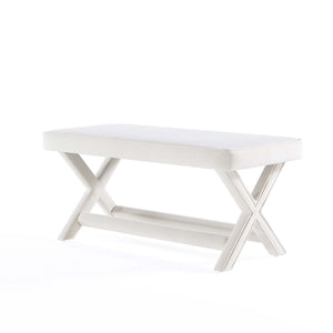Abigail - Accent Bench With Piped Cushion