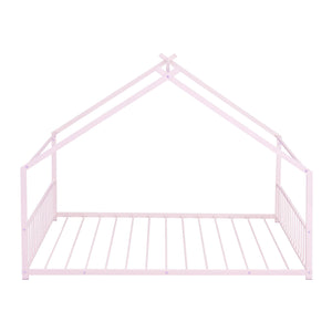 Metal House Bed