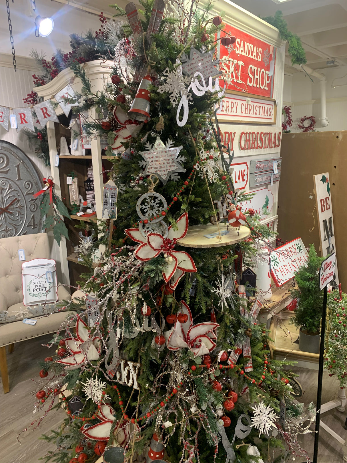 Iron Snowflake Hanger - Set of 6