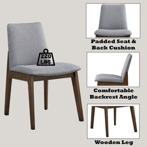 Kaela - Side Chair (Set of 2) - Light Gray - Best Buy Furniture
