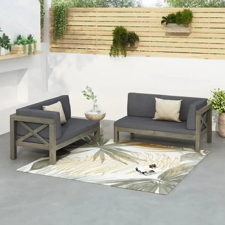 Brava - X Back Corner Bench - Best Buy Furniture