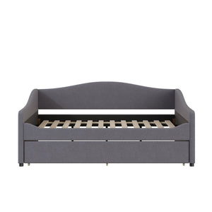 Upholstered Daybed With Light And Trundle