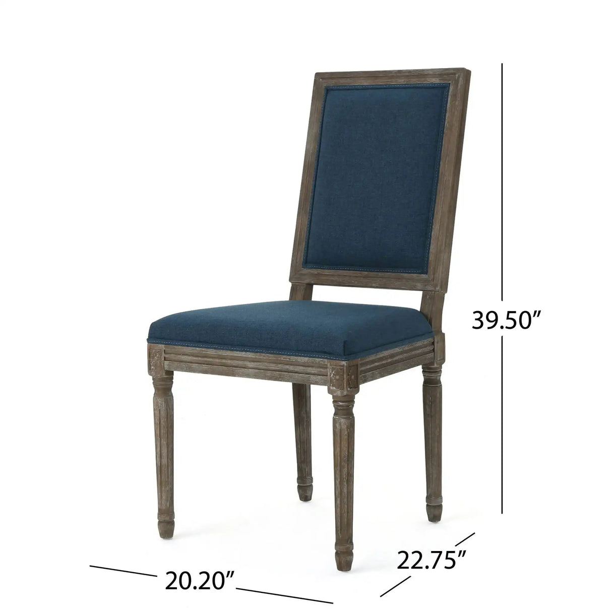 Traditional Style Dining Chair Set With Fabric Upholstery - Best Buy Furniture