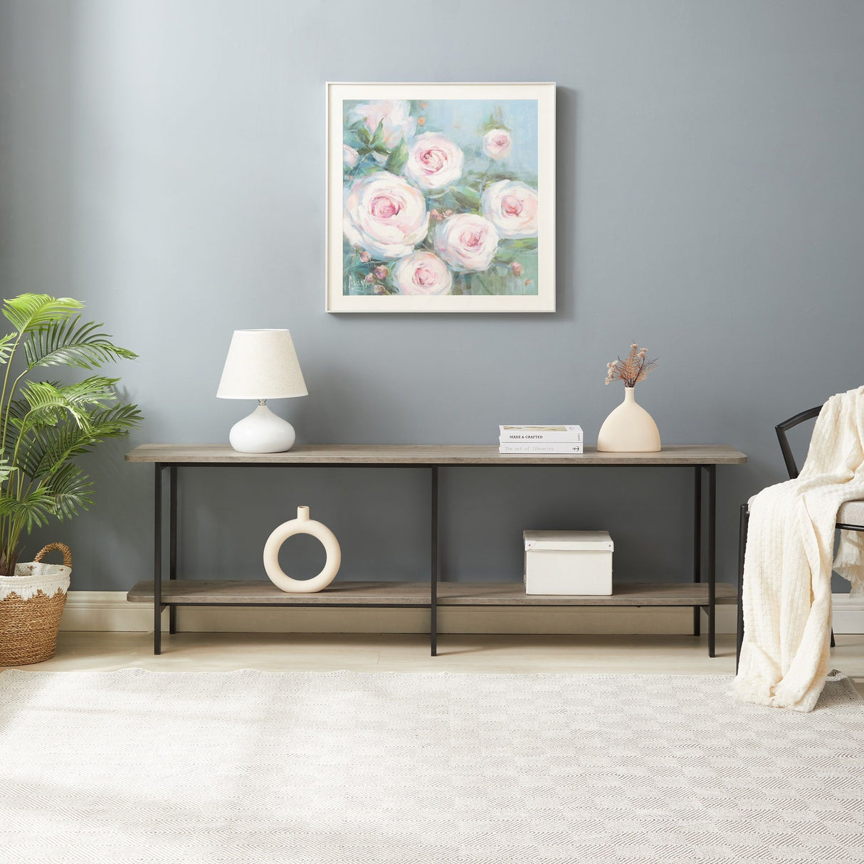 Celine - 2 Shelf Console Table