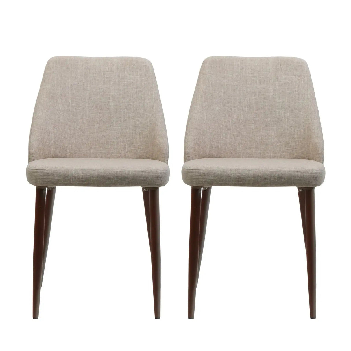 Modern Dining Chair With Iron Legs And Wood Finish - Best Buy Furniture