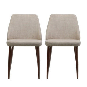 Modern Dining Chair With Iron Legs And Wood Finish - Best Buy Furniture