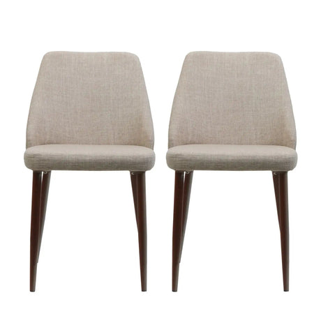 Modern Dining Chair With Iron Legs And Wood Finish - Best Buy Furniture