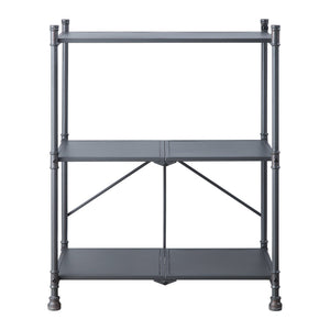 Cordelia - Hand-Brushed Console Table - Black / Bronze