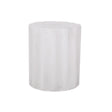 Outdoor End Table With Soft Wave Edge - Antique White - Best Buy Furniture