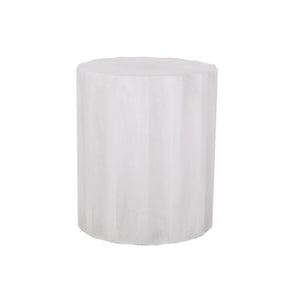 Outdoor End Table With Soft Wave Edge - Antique White - Best Buy Furniture