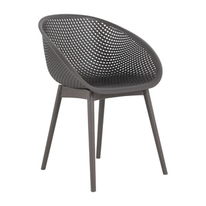 Modern Lounge Chair Set With Round Table